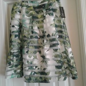 New Pleated Silk Skirt